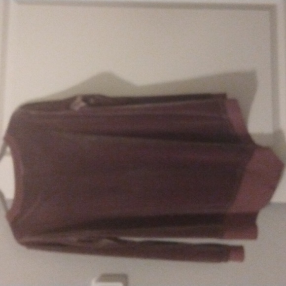 Easel LA size S oversize velour tunic LS asymmetrical hem - Picture 6 of 6